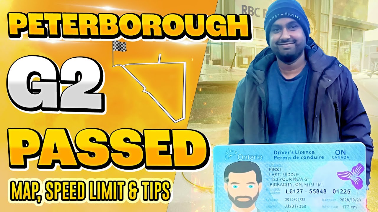 Passed the Peterborough G2 Road Test Easily Because the Roads Were Empty!