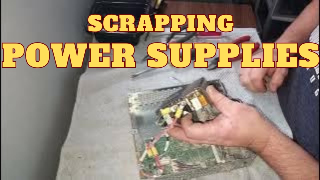 How to Scrap a Dell Force10 Power Supply for copper, aluminum, steel...and even a little gold!