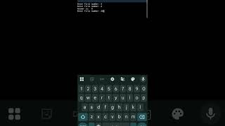 Just a calculator #pydroid3 #trendingshorts #helpmemakethismakesense #coding #android
