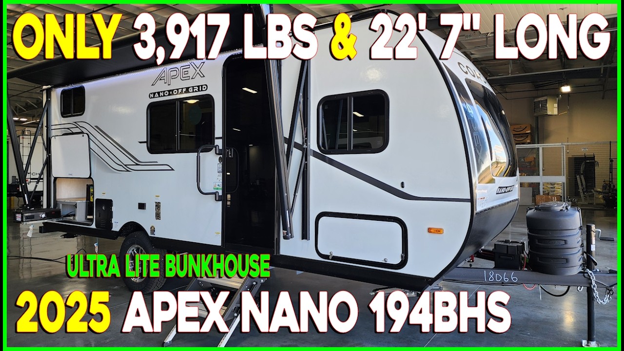 NEW 2025 Apex Nano 194BHS Travel Trailer by Coachmen RV at Couchs RV Nation