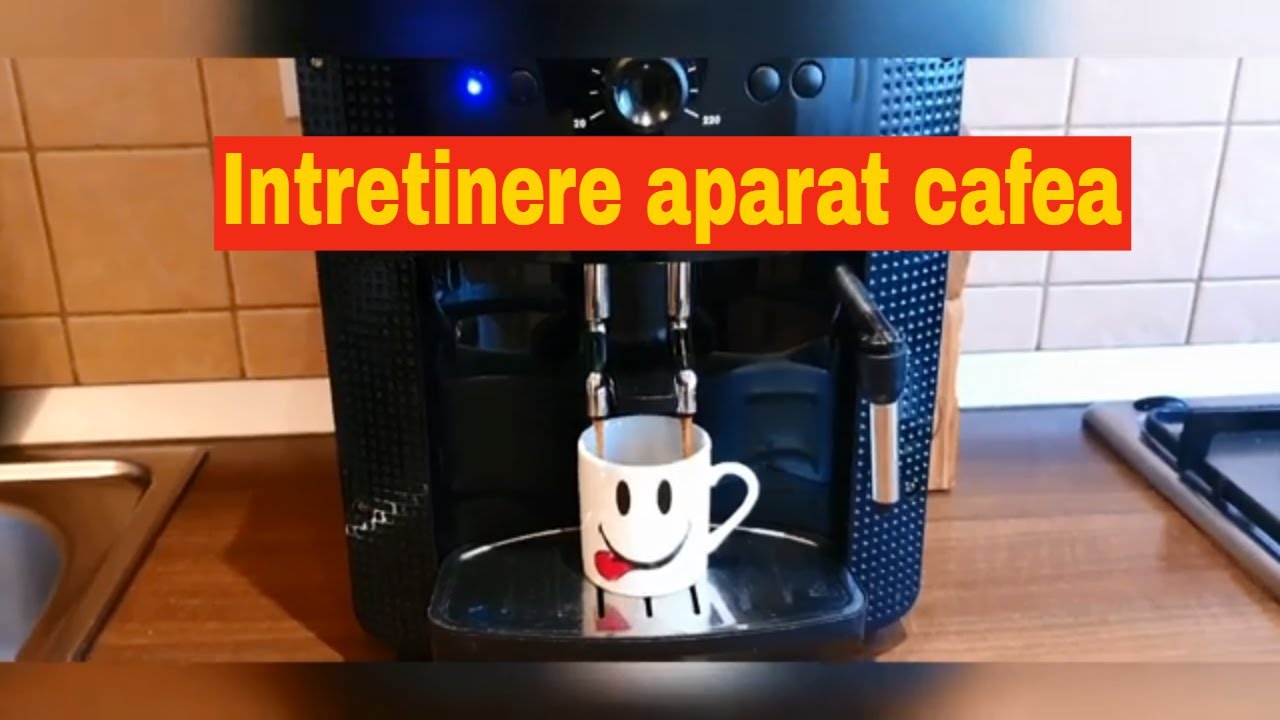 Coffee machine maintenance - YouTube