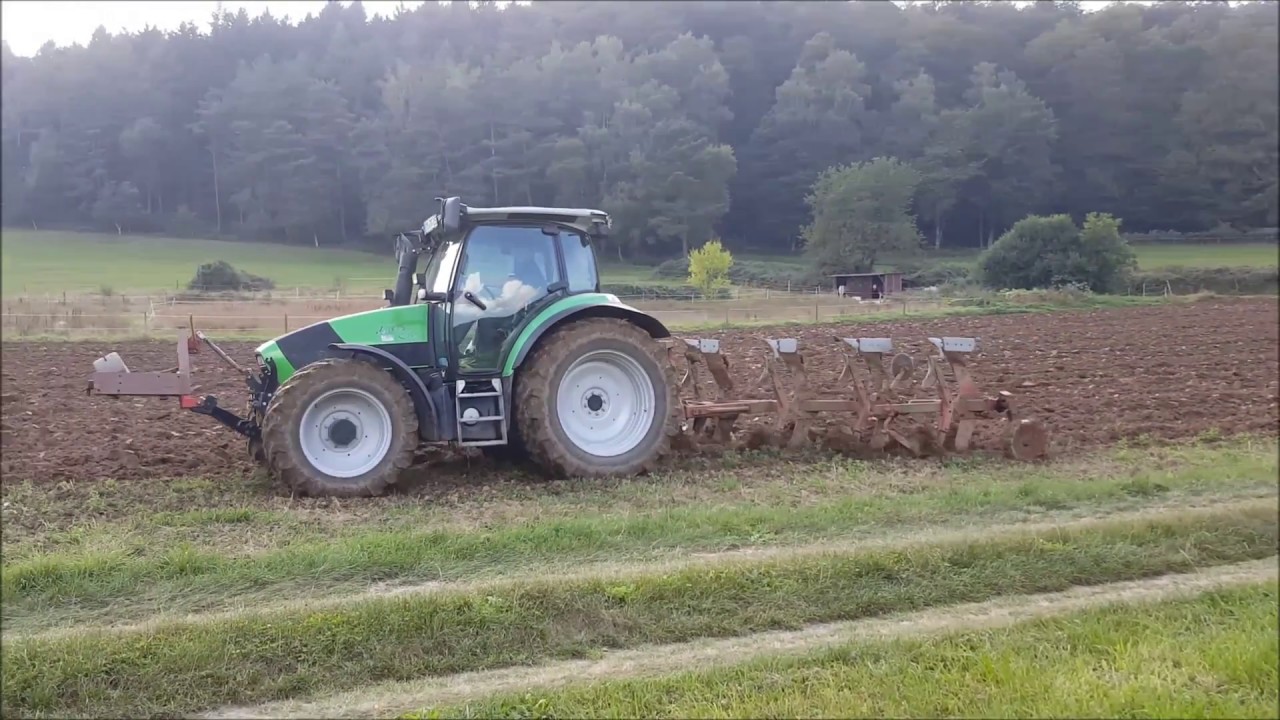Pflügen 2016 mit Deutz Agrotron K 420