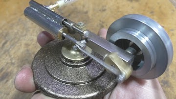 Double acting steam engine.