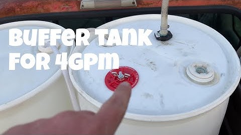 55 gallon buffer tank for my 4 gpm pressure washer