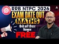 RRB NTPC 2026 Exam Date Out | RRB NTPC Maths Syllabus & Exam Pattern | कैसे करें तैयार?