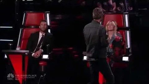 Miley Cyrus & Adam Levine singing 'Honey Bee' by Blake Shelton on The Voice