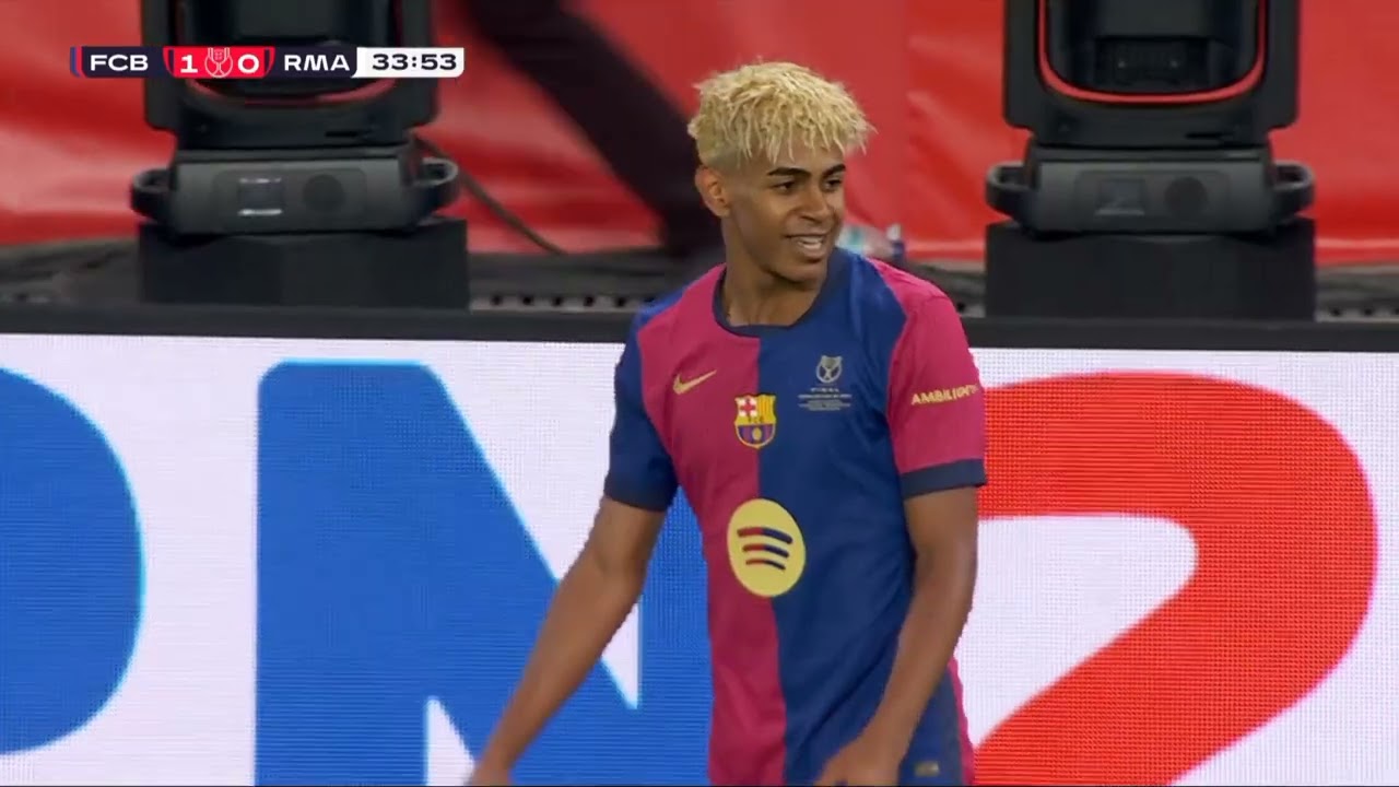 Lamine Yamal vs Real Madrid in Copa del Rey final