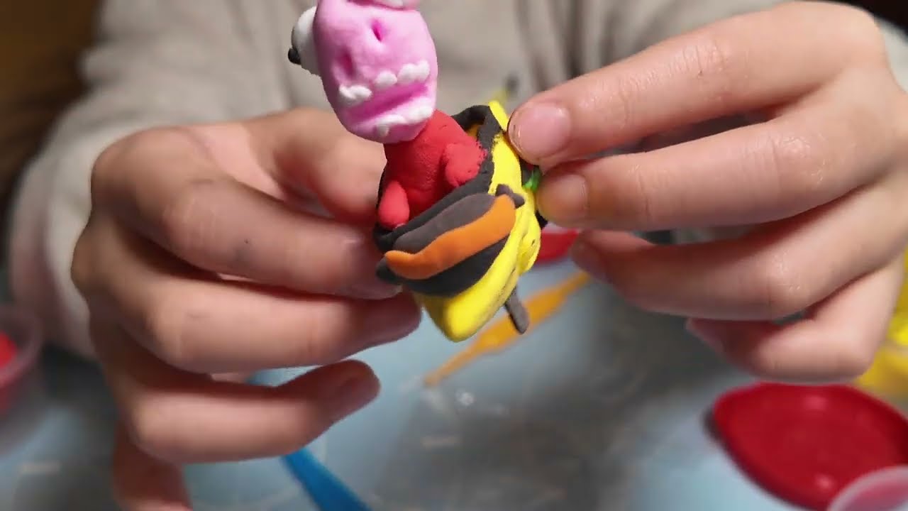 Sculpt a Dr. Zombie from Plants vs. Zombies using clay