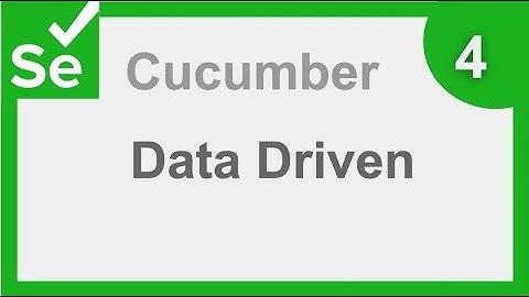 Selenium Cucumber Java BDD Framework 4 - Parametrización y Pruebas Manejadas por Datos B.D.D.