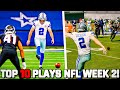 RECREATING THE TOP 10 PLAYS FROM NFL WEEK 2!! Madden 21 Challenge