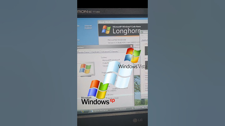 İptal Edilen Longhorn'u Gerçek Bilgisayarda Denedim! #windows #longhorn