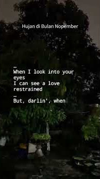 Hujan yang membangkitkan rindu