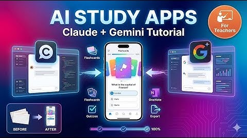 Claude Code + Gemini Tutorial for Teachers: Creating Interactive Study Apps with AI