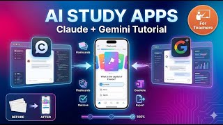 Claude Code + Gemini Tutorial for Teachers: Creating Interactive Study Apps with AI