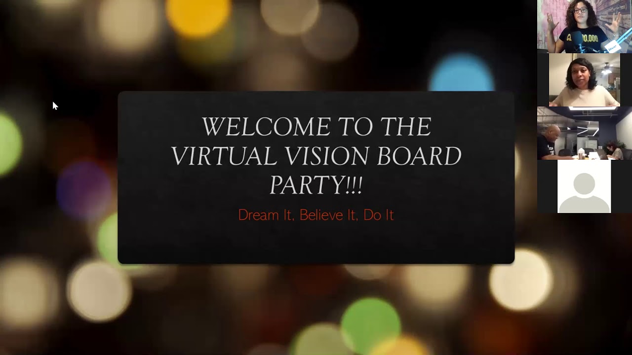 Vision Board Guide - Virtual Parties and More!