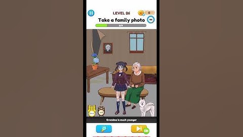 Annoying Puzzle Game - Level 26 - Take a family photo.