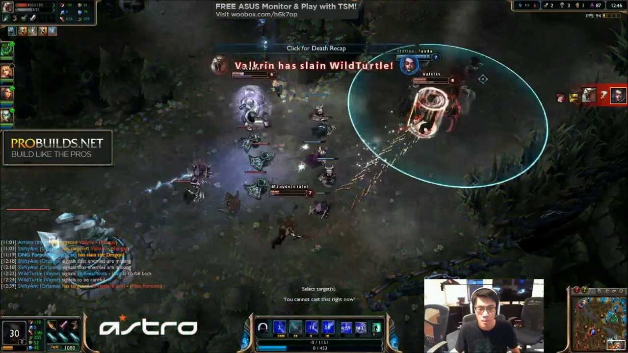 league of legends replay error TSM Snapdragon WildTurtle - Vayne ADC with Janna vs Miss Fortune and Blitzcrank (Challenger I)