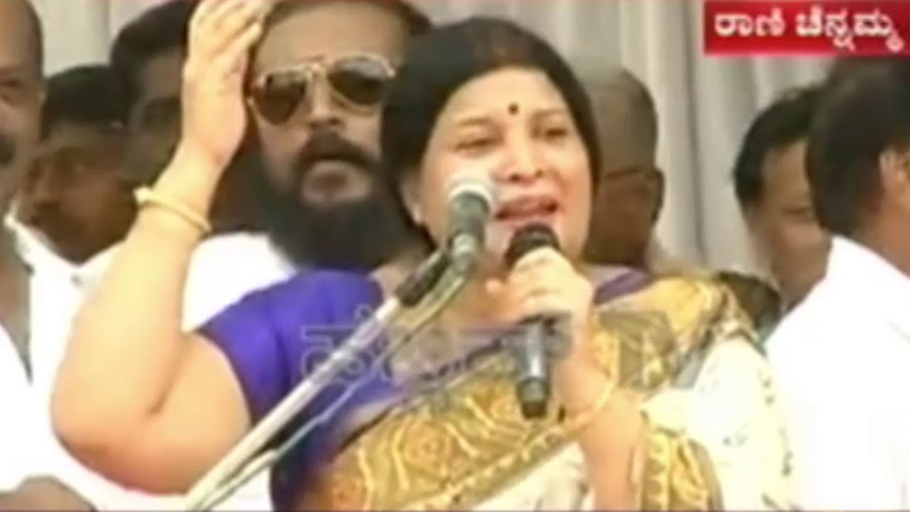 Jayamala  speaks on Kalasa Banduri protest