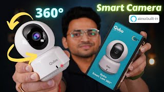 Qubo Smart Cam 360 Unboxing & Review | Works With Alexa 🚀 | Best Budget Security Camera 🔥