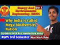 Why India is Called Mega Biodiversity Nation? | Environmental Studies RGPV | BTech Exam Special