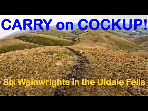 Carry On Cockup!  A Six Wainwright Horseshoe in the Uldale Fells.