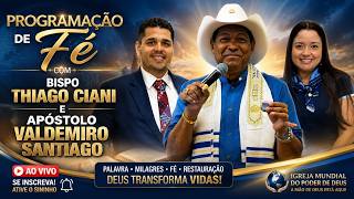 TV MUNDIAL 24 HORAS NO AR PREGA脟脮ES COM APOSTOLO VALDEMIRO SANTIAGO E BISPO THIAGO CIANI