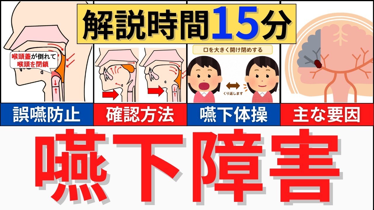 【実習にも役立つ】嚥下障害と看護　実習の看護計画にも役立ちます