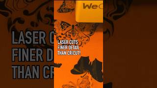 WeCreat Vision laser cuts finer detail than most vinyl cutting machines