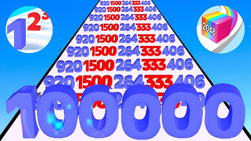 Number Master Vs Jelly Run 2048 (New Update) Max Level Gameplay