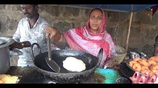 Tamilian Mother Selling Puri Sabji @ 20 rs 2 piece