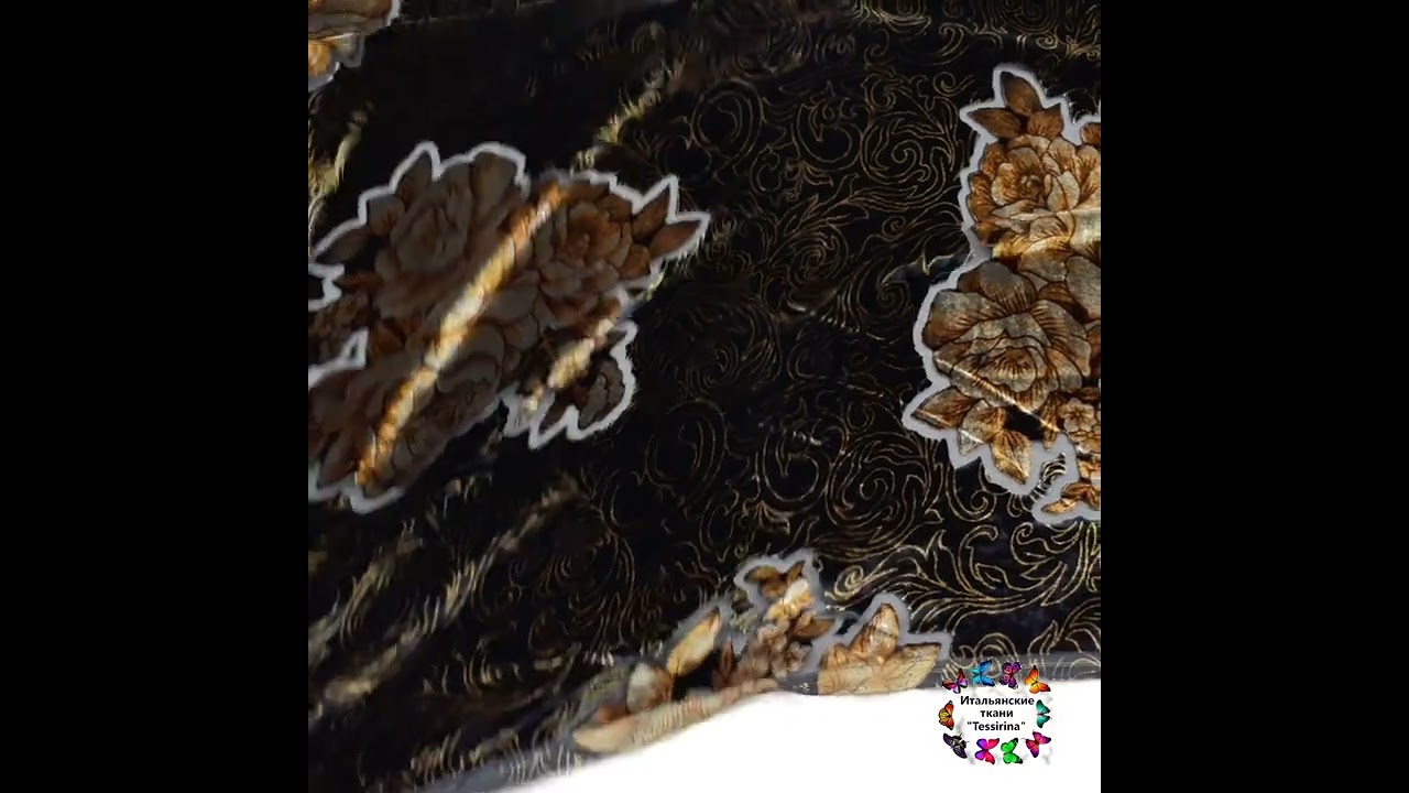 Панбархат шелковый "Палома" от Zuhair Murad #шелк