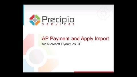 AP Payment and Apply Import Demo