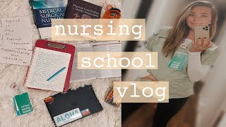 Week In The Life Of A Nursing Student Nursing School, Clinical & Online Zoom Cl
