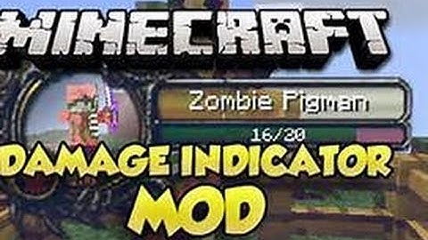 Minecraft Mod Review - Damage Indicators - w/ Gator