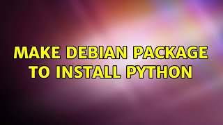 Make debian package to install python Net Worth