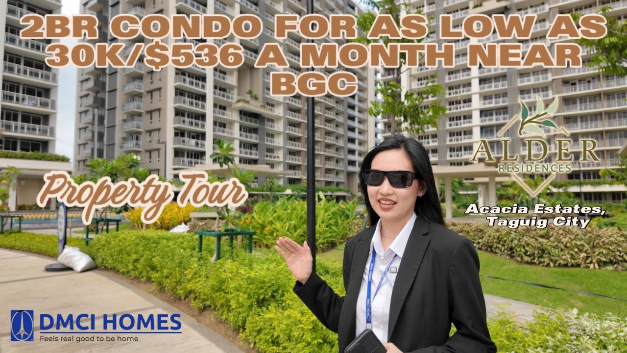 OWN A 2BR CONDO FOR AS LOW AS 30K/$536 A MONTH NEAR BGC | DMCI HOMES Alder Residences in Taguig City