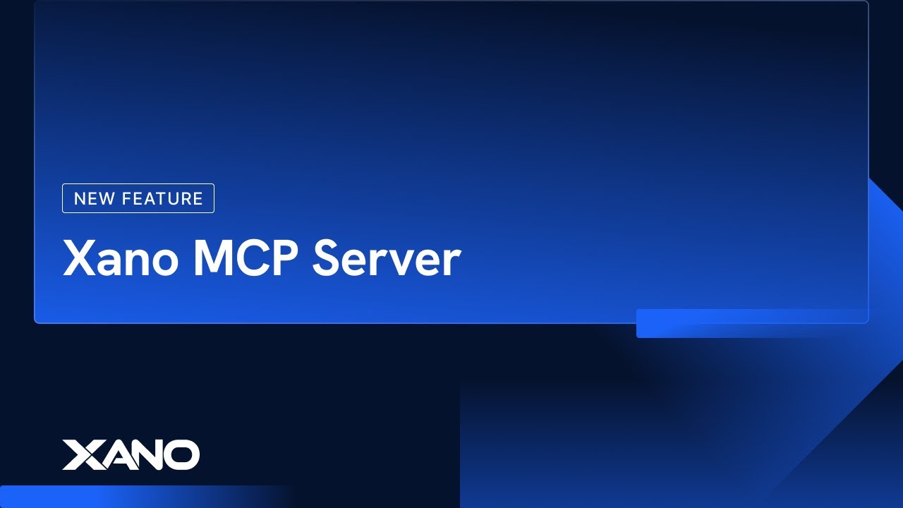 Introducing the Xano MCP Server - YouTube