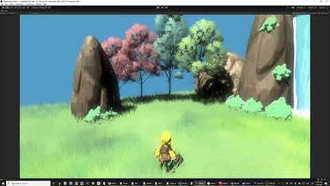 Unity Studio Ghibli Tree simulation via custom shader