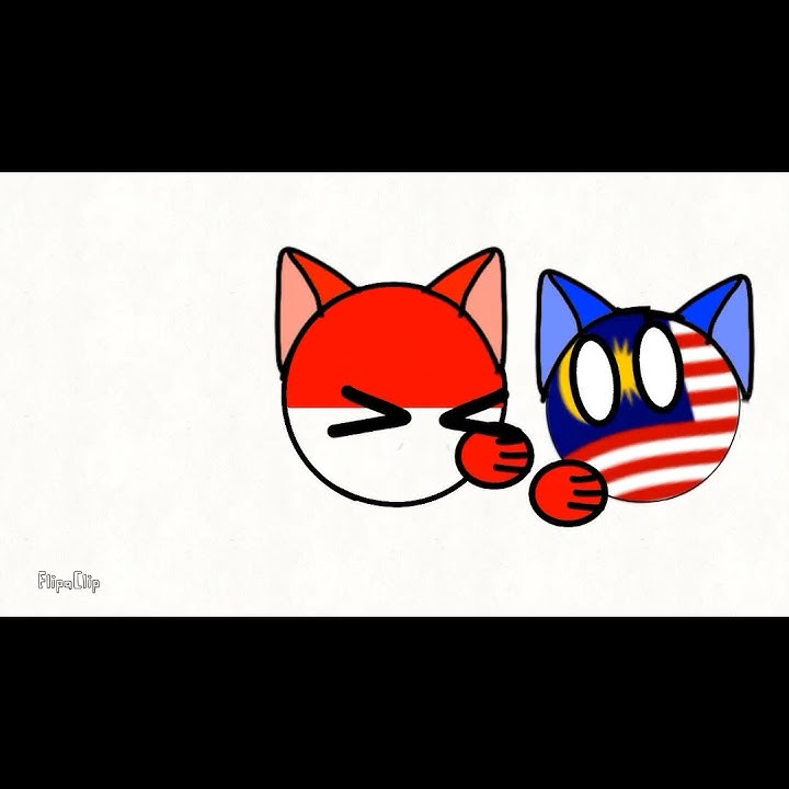 Indonesia dan Malaysia jadi kucing 🐱#countryball #memes #indonesia #malaysia #lagu#cat  #shorts