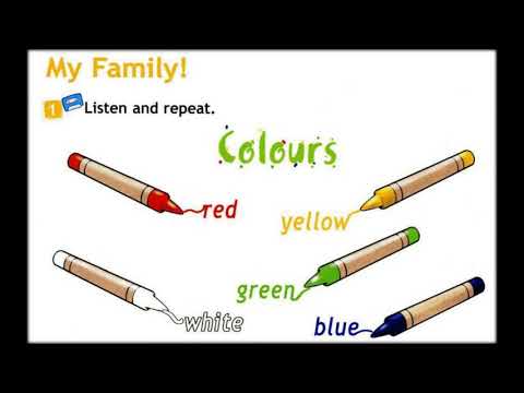 Spotlight 2 Student's Book My Family page 24 Colours ex. 1 #EnglishStream