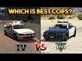 GTA 5 COPS VS GTA 4 COPS (WHICH IS BEST COPS?)