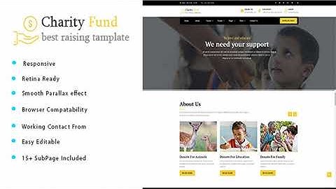 Charity Fund - Charity / Nonprofit / Fundraising HTML Template | Themeforest Website Templates and
