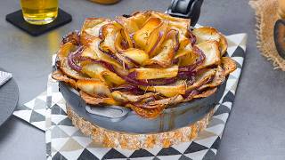 EN-CAS aux pommes de terre farcis au BRIE et aux oignons