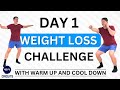 Over 50s all levels 31 day weight loss challenge full body cardio workout day 1