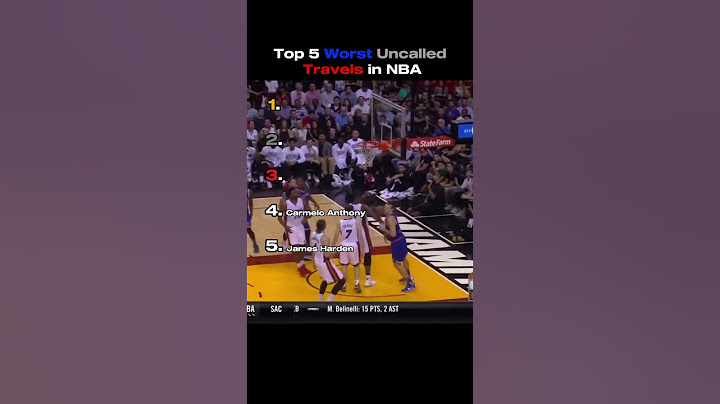 Top 5 Worst Uncalled Travels in NBA #shorts #nba #nbahighlights