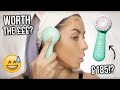 VIBRATING FOUNDATION BRUSH!? TESTING CLARISONIC SONIC FOUNDATION BRUSH! WORTH THE MONEY!?