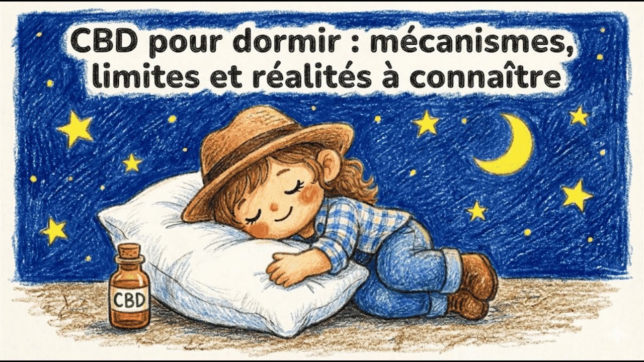 CBD pour dormir : mécanismes, limites et réalités à connaître
