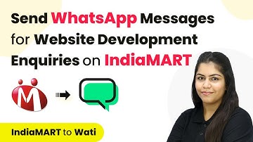 Send Automated WhatsApp Messages for Website Development Enquiries on IndiaMART