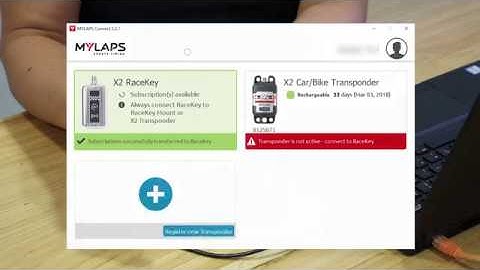 How to activate your MYLAPS X2 transponder