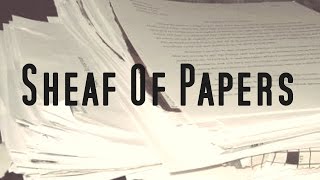 SCP-001 "Sheaf of Papers"
